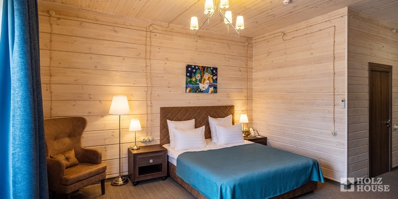 Гостиница из клееного бруса по проекту Лепота - фото 19 на сайте Holz House