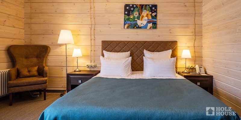 Гостиница из клееного бруса по проекту Лепота - фото 20 на сайте Holz House