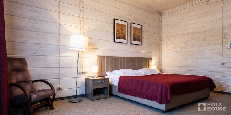 Гостиница из клееного бруса по проекту Лепота - фото 22 на сайте Holz House