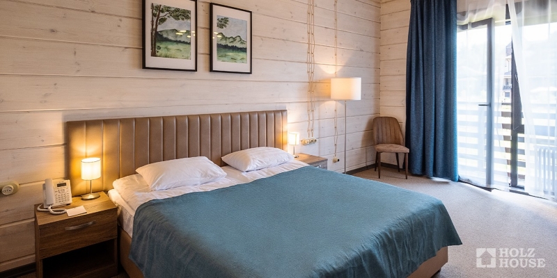 Гостиница из клееного бруса по проекту Лепота - фото 24 на сайте Holz House