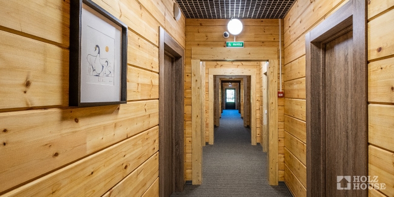 Гостиница из клееного бруса по проекту Лепота - фото 26 на сайте Holz House