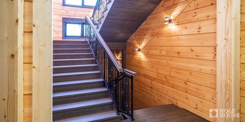 Гостиница из клееного бруса по проекту Лепота - фото 27 на сайте Holz House