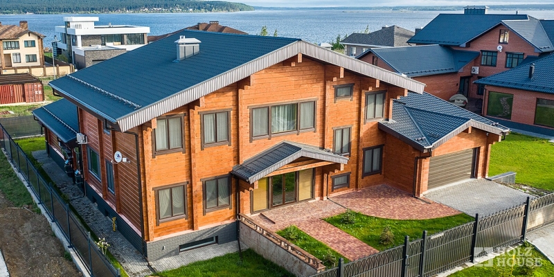 Дом из клееного бруса с тремя зонами и цокольным этажом по проекту Лерум - фото 2 на сайте Holz House