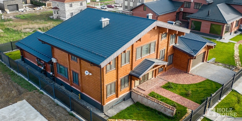 Дом из клееного бруса с тремя зонами и цокольным этажом по проекту Лерум - фото 3 на сайте Holz House