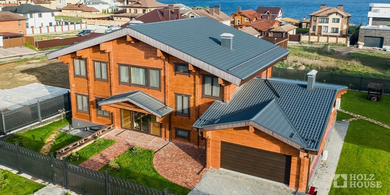 Дом из клееного бруса с тремя зонами и цокольным этажом по проекту Лерум - фото 4 на сайте Holz House