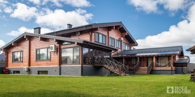 Дом из клееного бруса с тремя зонами и цокольным этажом по проекту Лерум - фото 7 на сайте Holz House