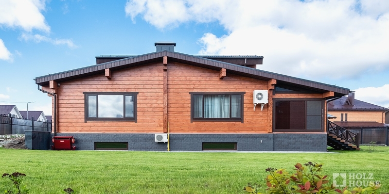 Дом из клееного бруса с тремя зонами и цокольным этажом по проекту Лерум - фото 10 на сайте Holz House