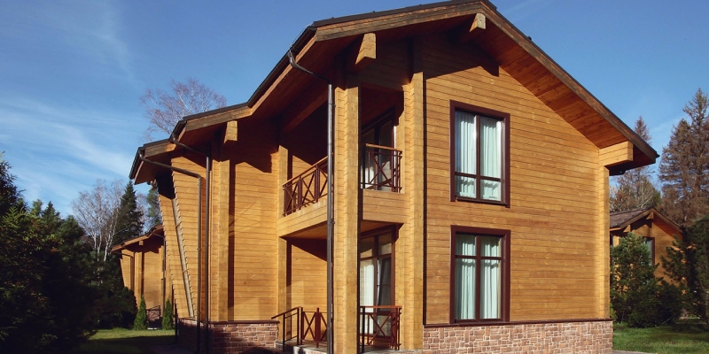 Загородный отель из клееного бруса Les Art Resort - фото 5 на сайте Holz House
