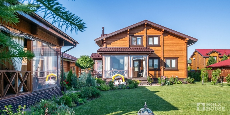 Живописный дом из клееного бруса по проекту Манчестер - фото 6 на сайте Holz House