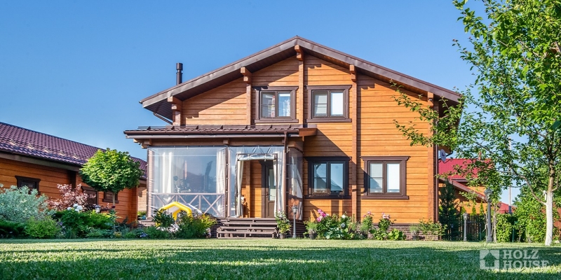 Живописный дом из клееного бруса по проекту Манчестер - фото 8 на сайте Holz House