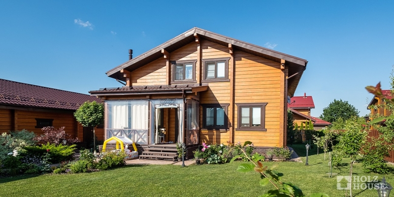 Живописный дом из клееного бруса по проекту Манчестер - фото 13 на сайте Holz House