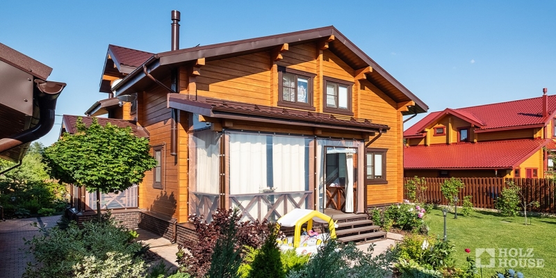 Живописный дом из клееного бруса по проекту Манчестер - фото 16 на сайте Holz House