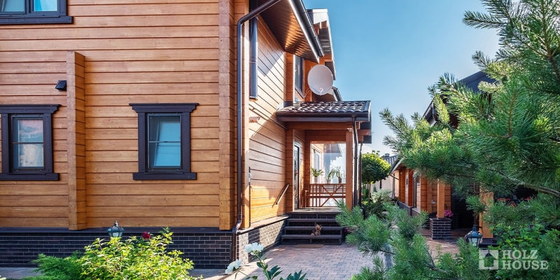 Живописный дом из клееного бруса по проекту Манчестер - фото 18 на сайте Holz House