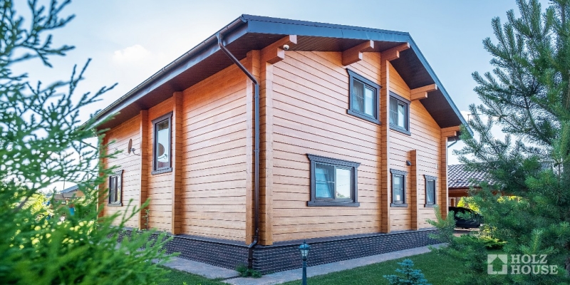 Живописный дом из клееного бруса по проекту Манчестер - фото 19 на сайте Holz House