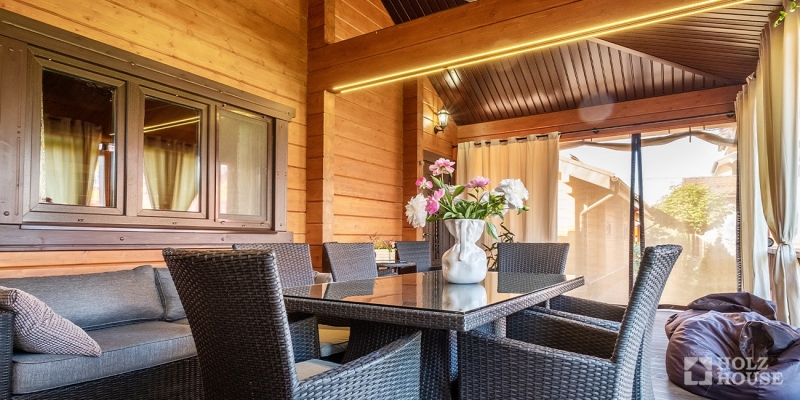 Живописный дом из клееного бруса по проекту Манчестер - фото 25 на сайте Holz House