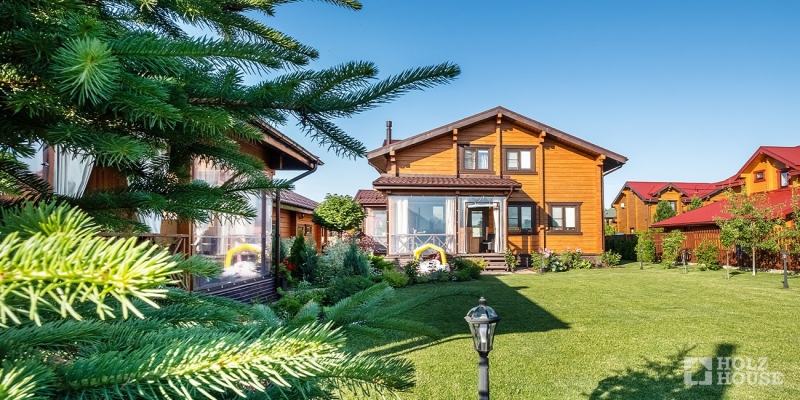 Живописный дом из клееного бруса по проекту Манчестер - фото 30 на сайте Holz House