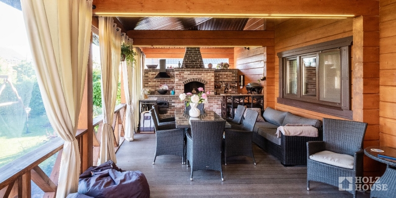 Живописный дом из клееного бруса по проекту Манчестер - фото 35 на сайте Holz House