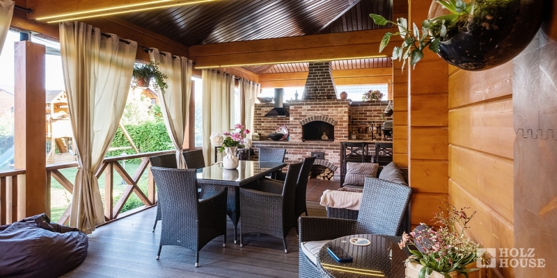 Живописный дом из клееного бруса по проекту Манчестер - фото 36 на сайте Holz House