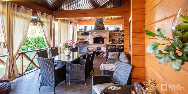 Живописный дом из клееного бруса по проекту Манчестер - фото 44 на сайте Holz House