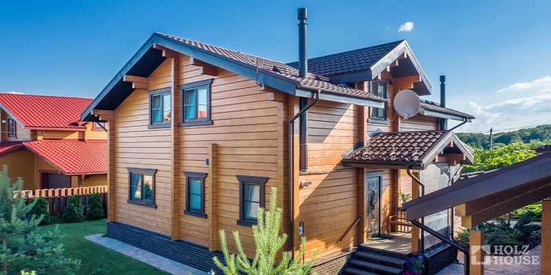 Живописный дом из клееного бруса по проекту Манчестер - фото 59 на сайте Holz House