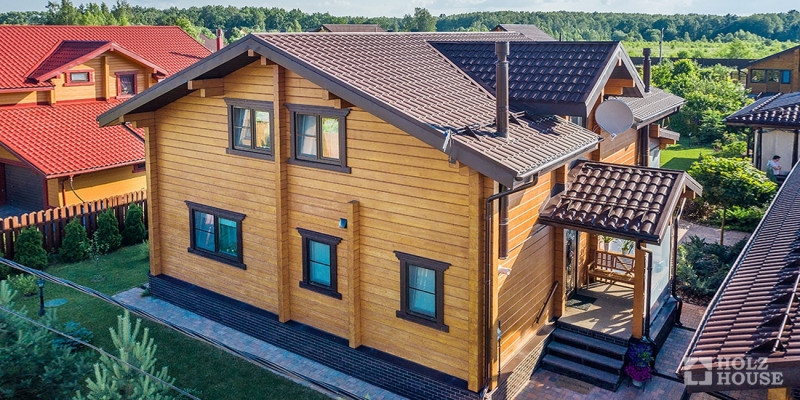 Живописный дом из клееного бруса по проекту Манчестер - фото 60 на сайте Holz House