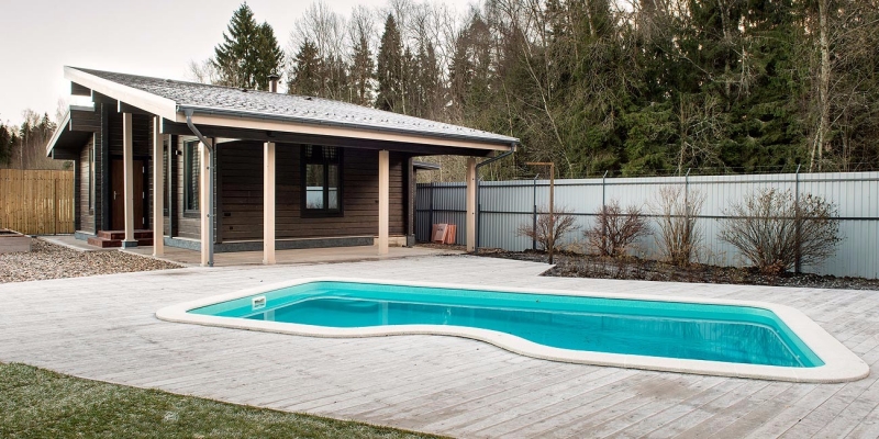 Баня из клееного бруса по проекту Монтелимар - фото 3 на сайте Holz House