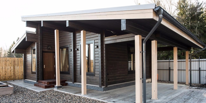 Баня из клееного бруса по проекту Монтелимар - фото 4 на сайте Holz House