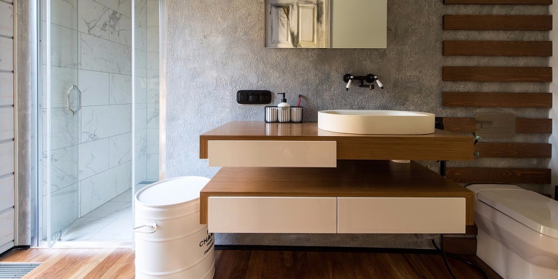 Светлый двухэтажный дом из клееного бруса по проекту Монтелимар- фото 13 на сайте Holz House