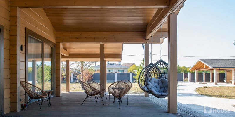 Дом из клееного бруса по проекту \"Окленд\" Фото 6