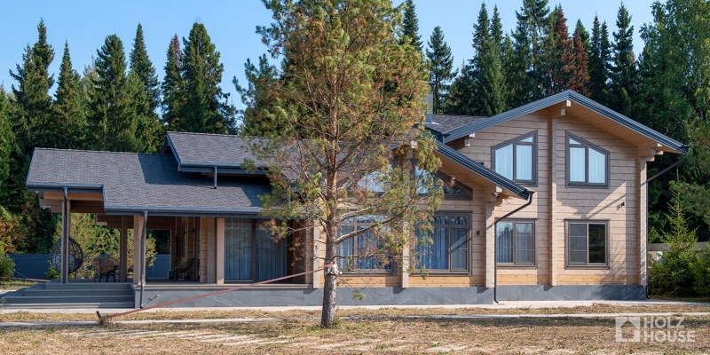 Дом из клееного бруса по проекту \"Окленд\" Фото 9