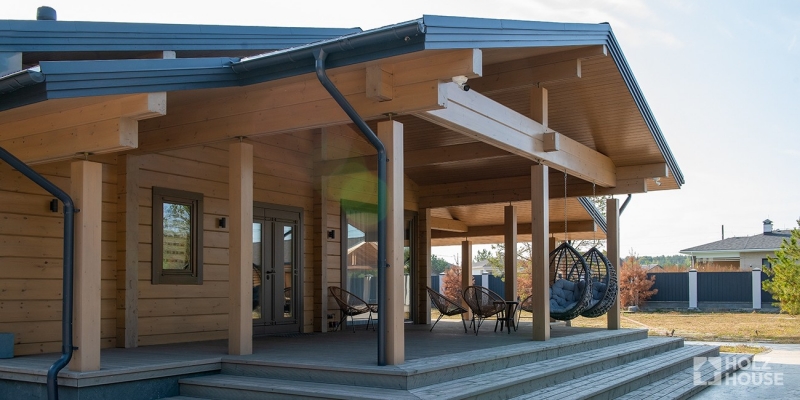 Дом из клееного бруса по проекту \"Окленд\" Фото 12