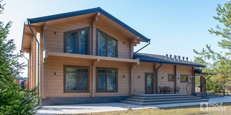 Дом из клееного бруса по проекту \"Окленд\" Фото 14