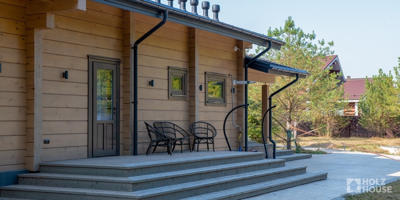 Дом из клееного бруса по проекту \"Окленд\" Фото 15