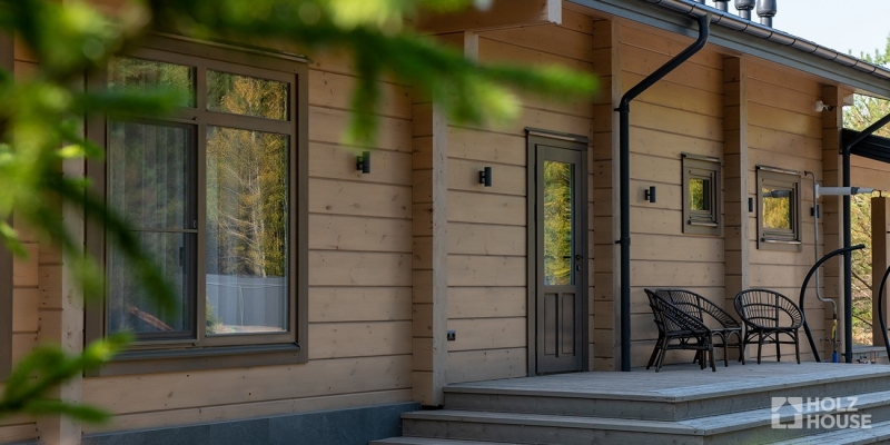 Дом из клееного бруса по проекту \"Окленд\" Фото 16