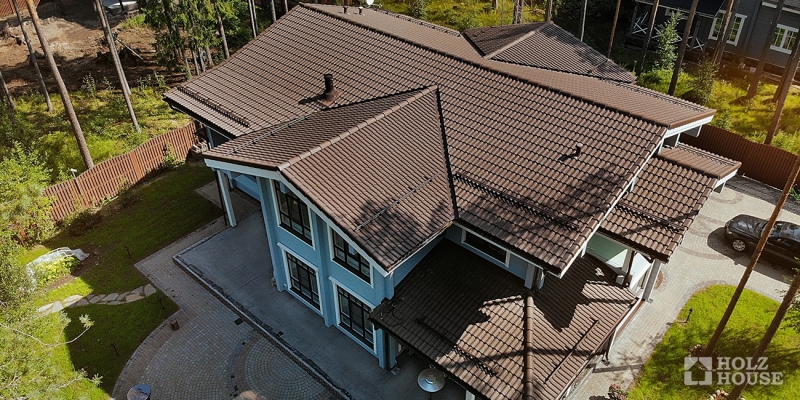 Двухэтажный дом из клееного бруса по проекту Оулу - фото 7 на сайте Holz House