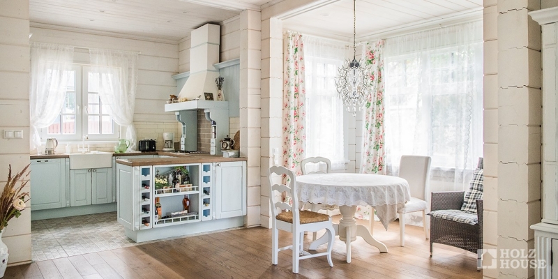 Двухэтажный дом из клееного бруса по проекту Оулу - фото 8 на сайте Holz House