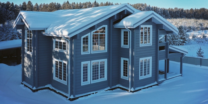 Аристократичный дом из клееного бруса по проекту Оксфорд - фото 9 на сайте Holz House