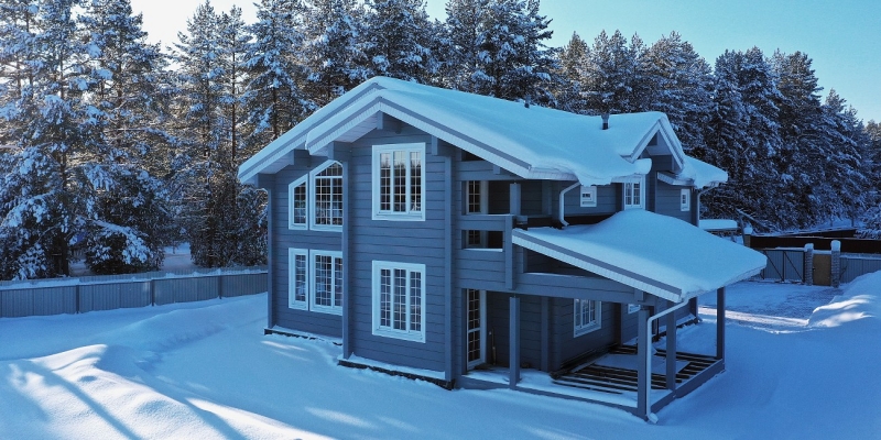 Аристократичный дом из клееного бруса по проекту Оксфорд - фото 2 на сайте Holz House