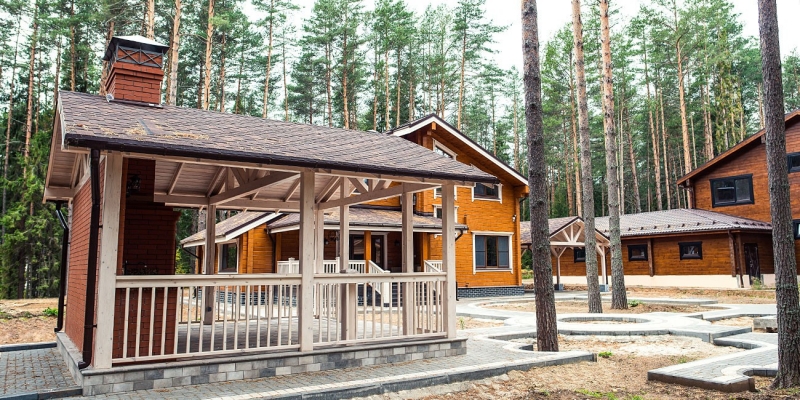 Двухэтажный дом из клееного бруса по проекту Сосновый берег - фото 14 на сайте Holz House