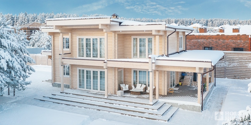 Дом из клееного бруса по проекту Портофино - фото 6 на сайте Holz House