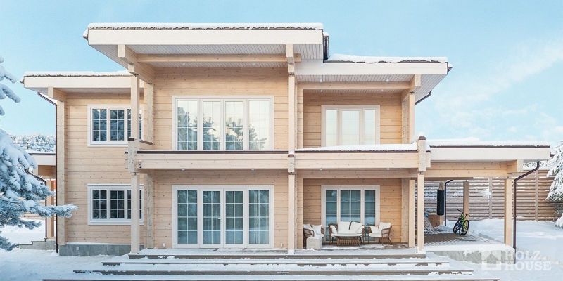 Дом из клееного бруса по проекту Портофино - фото 11 на сайте Holz House