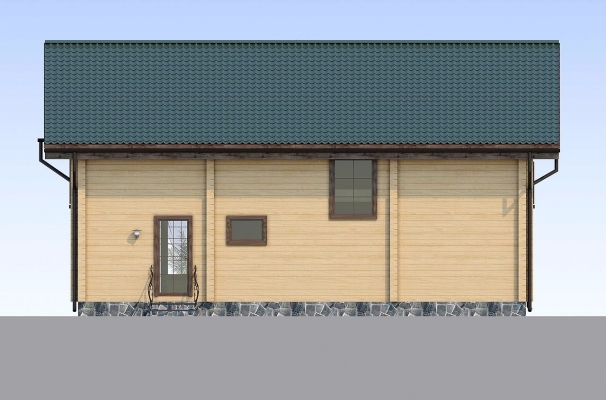 Живописный двухэтажный дом из клееного бруса по проекту Прага - фото 9 на сайте Holz House