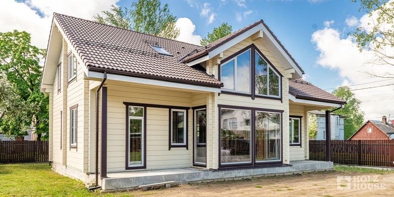 Дом из клееного бруса по проекту Прага v2 - фото 4 на сайте Holz House