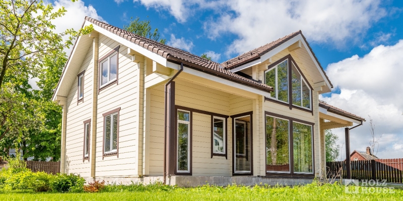 Дом из клееного бруса по проекту Прага v2 - фото 2 на сайте Holz House