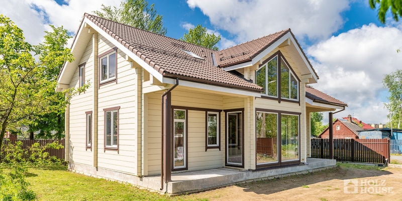 Дом из клееного бруса по проекту Прага v2 - фото 7 на сайте Holz House