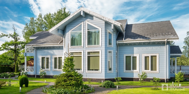 Эстетичный двухэтажный дом из клееного бруса по проекту Куинстаун - фото 14 на сайте Holz House