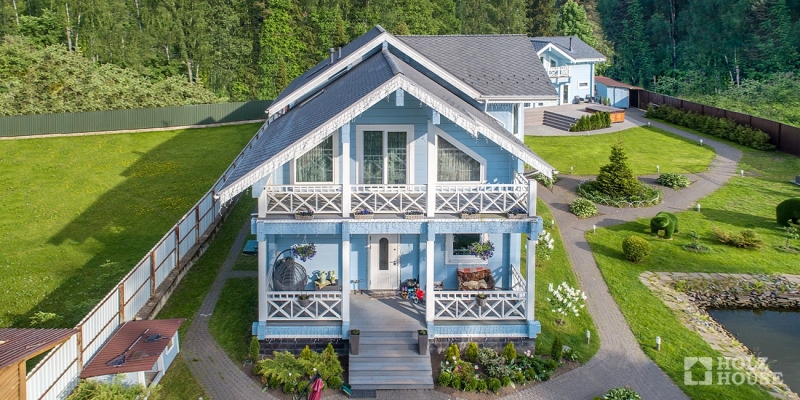 Эстетичный двухэтажный дом из клееного бруса по проекту Куинстаун - фото 8 на сайте Holz House