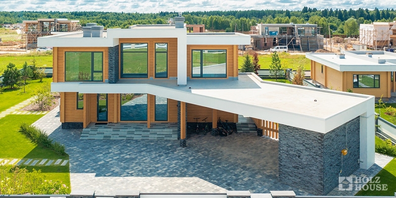 Дом из клееного бруса по проекту \"Рюген\" Фото 2