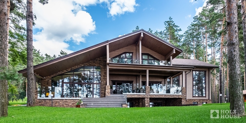 Двухэтажный дом из клееного бруса по проекту Сиэтл - фото 10 на сайте Holz House