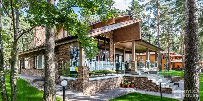 Двухэтажный дом из клееного бруса по проекту Сиэтл - фото 15 на сайте Holz House